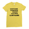 all about halloween. Ladies Fitted T-Shirt