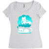 world domination Women's Triblend Scoop T-shirt