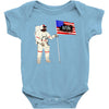 Astronaut Celebrating Independence  Day at 1776 Baby Bodysuit