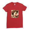michelangelo the prophet isaiah bubble gum Ladies Fitted T-Shirt