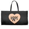 Hope With Heart Weekender Totes