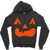fun face pumpkin Zipper Hoodie