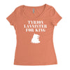 tyrion lannister for king Women's Triblend Scoop T-shirt