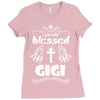 I Am One Blessed Gigi Ladies Fitted T-Shirt