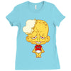 popelbob popcornkopf Ladies Fitted T-Shirt