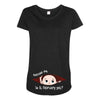 Excuse Me Is It February Yet Baby Boy Maternity Scoop Neck T-shirt