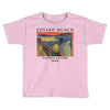 Edvard Munch Skrik Toddler T-shirt