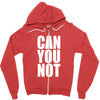 can you not Zipper Hoodie