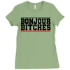bonjour bitches Ladies Fitted T-Shirt