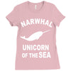 narwhals Ladies Fitted T-Shirt
