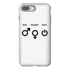 man woman geek symbols iPhone 8 Plus