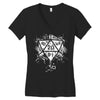 dungeons and dragons dice art Women's V-Neck T-Shirt
