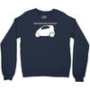 only smarties have the answer'   funny Crewneck Sweatshirt