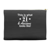21st birthday Accessory Pouches
