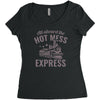hot mess express Women's Triblend Scoop T-shirt