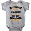 Super Cool Grandson Of A Freaking Awesome Pop Pop Baby Onesie