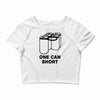 one can short Crop Top