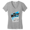 WTF! WİTH THE FAMILY Women's V-Neck T-Shirt