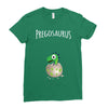 Pregosaurus Boy Ladies Fitted T-Shirt