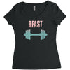 beast Women's Triblend Scoop T-shirt