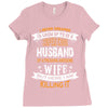Super Cool Husband Of A Freaking Awesome Wife Ladies Fitted T-Shirt