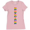 Human, Gay Pride Ladies Fitted T-Shirt