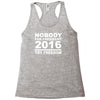 nobody for president try freedom anarchy Racerback Tank