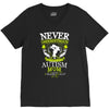 THE POWER OF AN AUTISM MOM V-Neck Tee