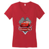 birthday boy mc queen Women's V-Neck T-Shirt