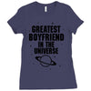 Greatest Boyfriend In The Universe Ladies Fitted T-Shirt