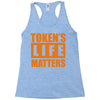 token's life matters Racerback Tank
