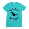 Auntiesaurus Ladies Fitted T-Shirt