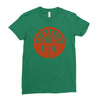 demented are go band logo screen printed Ladies Fitted T-Shirt
