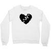 broken heart xxx black Crewneck Sweatshirt