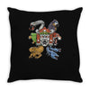 hidden temple Throw Pillow