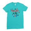 4th of July Ladies Fitted T-Shirt