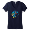 invader spiff Women's V-Neck T-Shirt