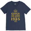 kings are born in 1985 V-Neck Tee