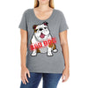 bad dog Ladies Curvy T-Shirt