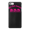 tribut t shirt john mellencamp   kleine rosa h&auml;user iPhone 7 Case