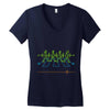 legend electrocardiography Women's V-Neck T-Shirt