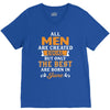 All Men Are Created Equal But Only The Best Are Born In June V-Neck Tee