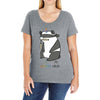%5 unicorn %95 ninja Ladies Curvy T-Shirt