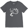 cheshire cat alice in wonderland funny V-Neck Tee
