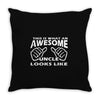 this is what an awesome uncle looks like   mens funny father's day Throw Pillow
