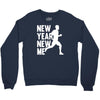 new year, new me running fitness Crewneck Sweatshirt