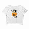 halloween pug Crop Top