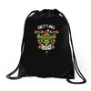 bowser's gym2 Drawstring Bags