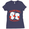 pillow fight, featherweight division Ladies Fitted T-Shirt