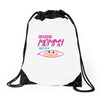 [your name] is going to be mommy Drawstring Bags